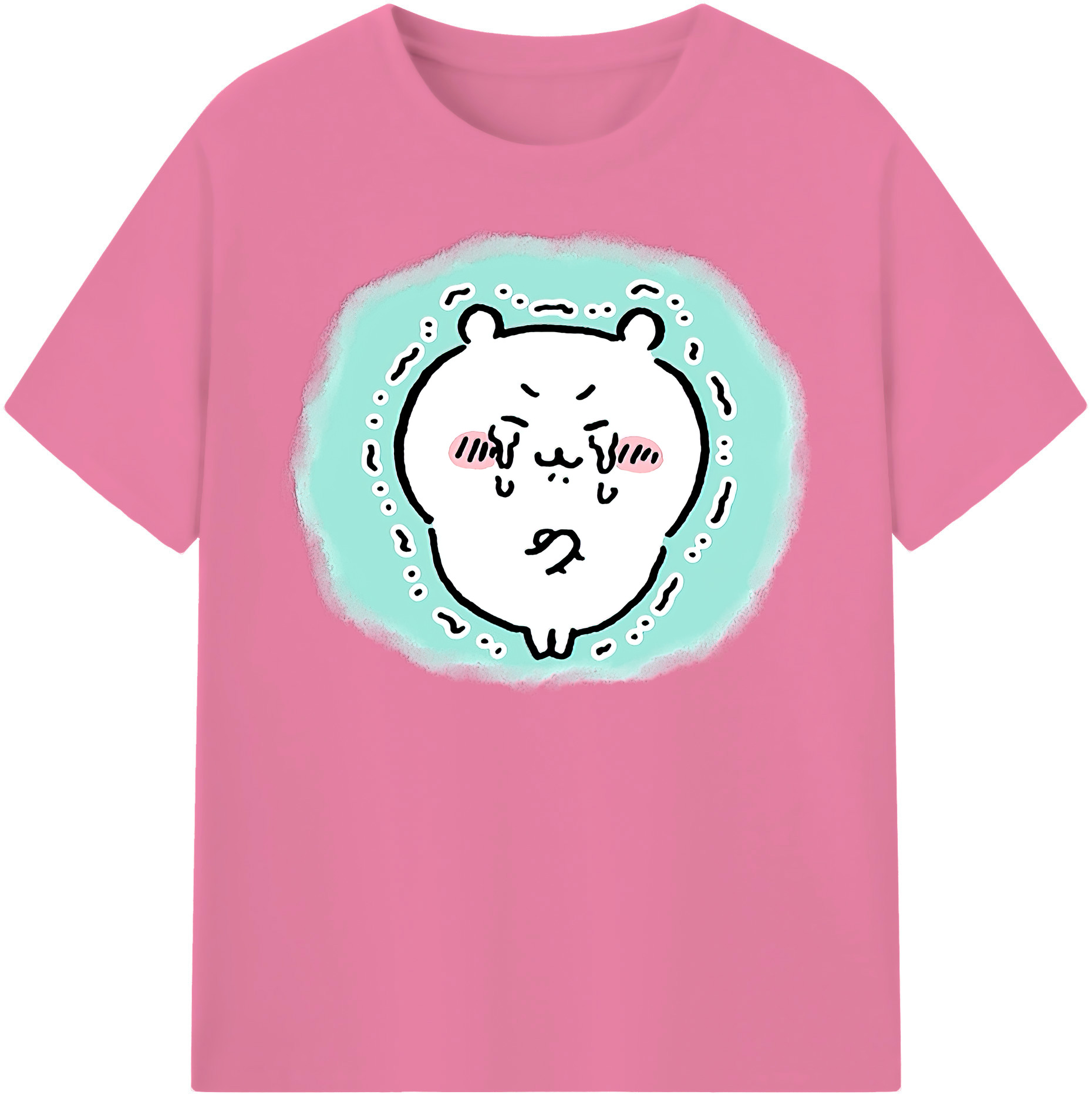 （画像用） ちいかわ ちいかわ Chii-kawa chiikawa 綿100％半袖Tシャツ（フロントプリント）